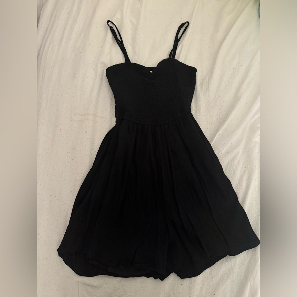 Hollister Black Romper Dress